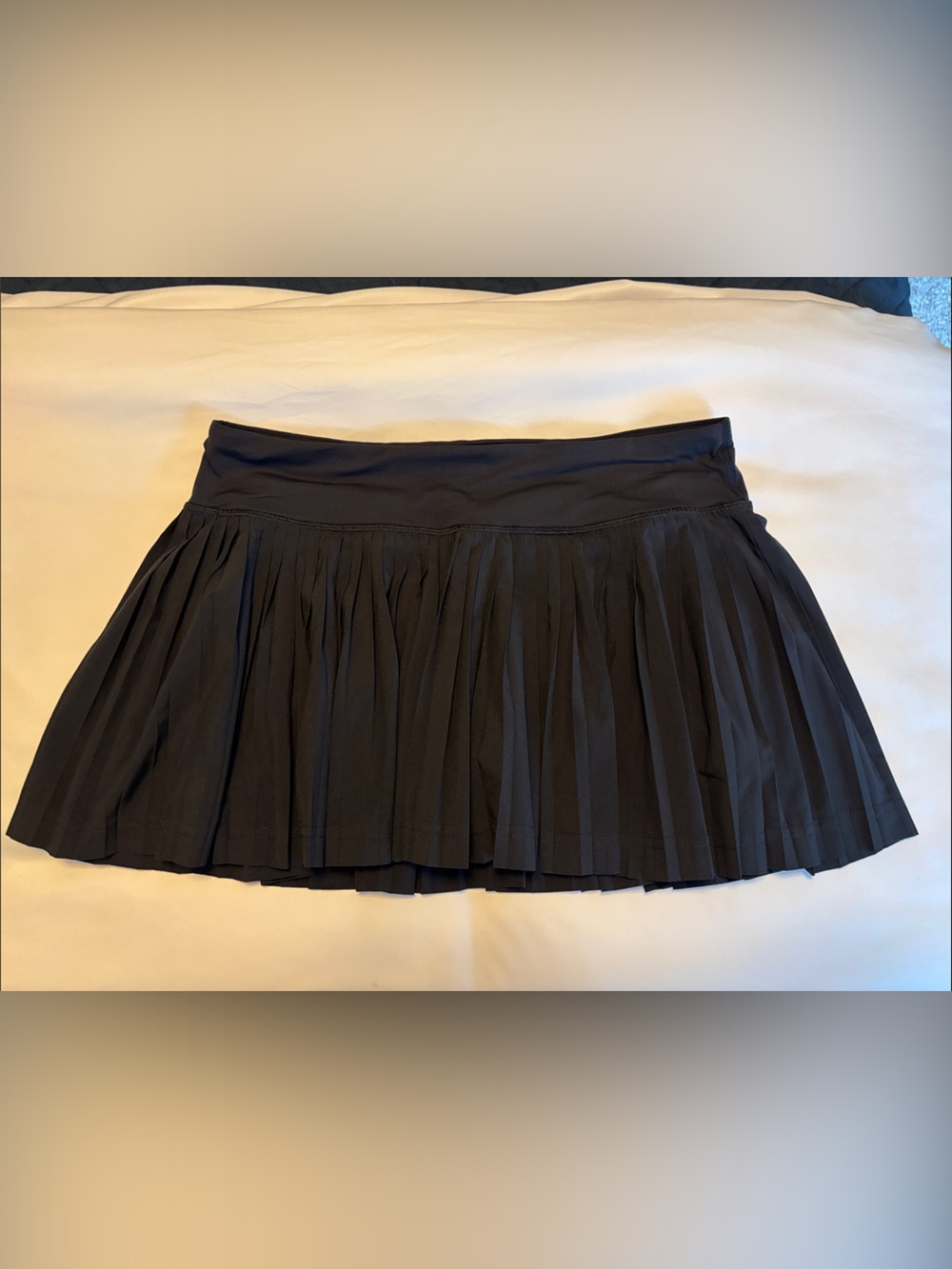 lululemon athletica Black Pleated tennis Skirt